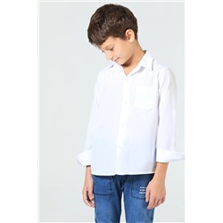 Белая рубашка для мальчика P-00005327