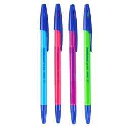 Ручка пишущий узел 0,7 мм, цвет чернил синий, зеленая R-301 Neon Stick Erich Krause 53342