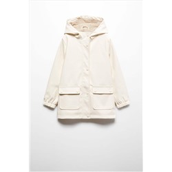 Mango Raincoat Hooded Jacket