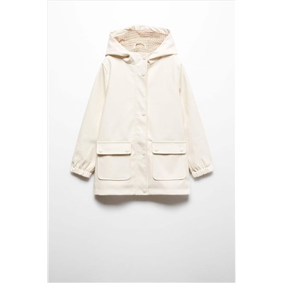 Mango Raincoat Hooded Jacket