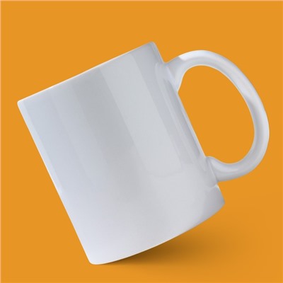 Кружка керамическая «Кофе», 320 мл, цвет белый