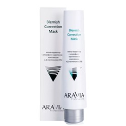 Aravia маска-корректор против несовершенств с хлорофилл-каротиновым комплексом и д-пантенолом 100 мл (р)