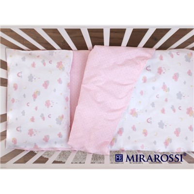 Постельное белье для новорожденных Облачко pink