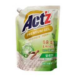 PIGEON Концентрированный гель "Act’z Premium Gel" для стирки белья для машин с вертикальной и горизонтальной загрузкой (аромат эвкалипта) 1 л, мягкая упаковка с крышкой / 8