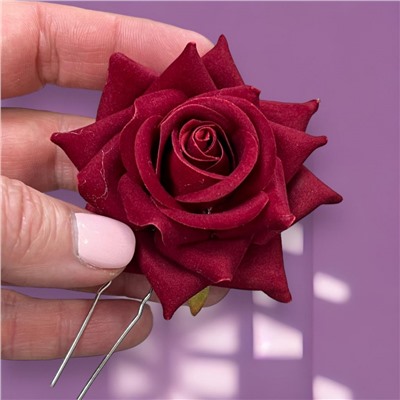 Шпилька для волос с Розой ( 5 штук)