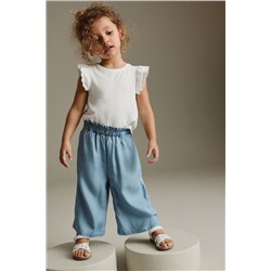 Denim Wide Leg Trousers (3mths-7yrs)