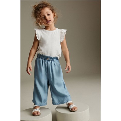 Denim Wide Leg Trousers (3mths-7yrs)