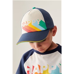 Little Bird by Jools Oliver Happy Rainbow Baseball Cap