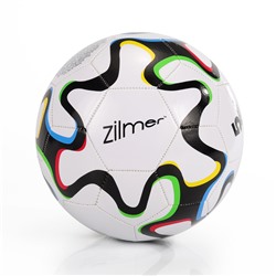 %Zilmer мяч футбольный "Лучший игрок" (размер 5, ПВХ, бело-чёрн.)