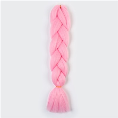 ZUMBA Канекалон однотонный, гофрированный, 60 см, 100 гр, цвет нежно-розовый(#AY16)