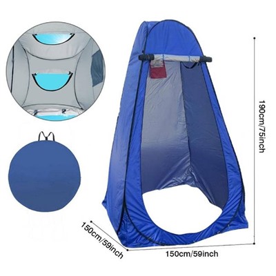 Быстрораскладная палатка для душа и туалета (150х150х190 см) Bathing Tent (ЗЕЛЕНАЯ)