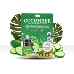 EKEL Cucumber Ultra Hydrating Essence Mask/ Тканевая маска для лица с экстрактом огурца