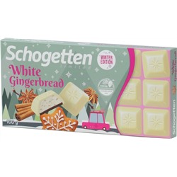 Schogеtten. Новый год. White Gingerbread (Корица и Имбирный пряник) 100 гр. карт.упаковка