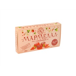 Мармелад желейно-фруктовый "С клубникой" 190гр.