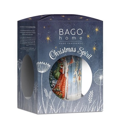 Новогоднее настроение BAGO home ароматическая свеча 132 г