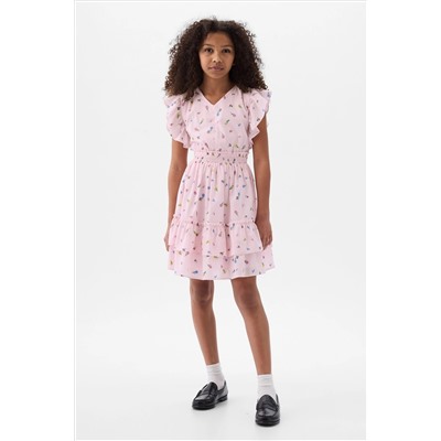 Gap Floral Flutter Sleeve Dress (4-13yrs)