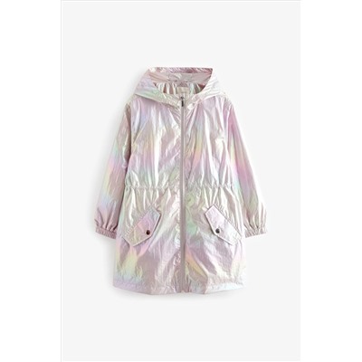 Metallic Shower Resistant Rainbow Foil Cagoule Jacket (3-16yrs)