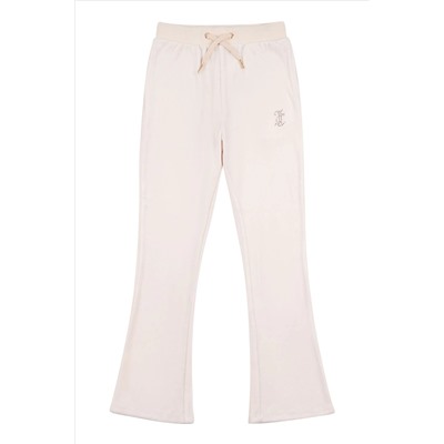 Juicy Couture Girls Diamante Bootcut Pink Joggers