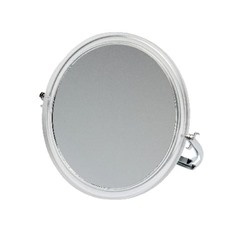 Зеркало Dewal Beauty настольное, в прозрачной оправе, на металлической подставке, 165x163х10мм DEWAL BEAUTY MR-MR109