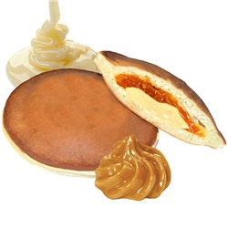Печенье бисквитное Панкейк с начинкой из варененой сгущенки, Выбор Лакомки, 1,3 кг.