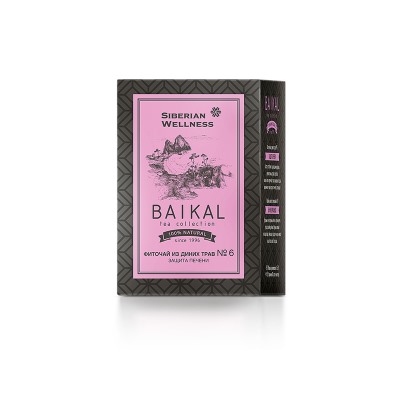 Фиточай из диких трав № 6 (Защита печени) - Baikal Tea Collection 30 фильтр-пакетов