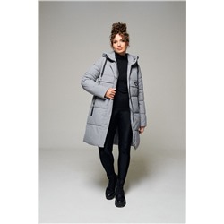 Пальто Beautiful&Free 6106 серый