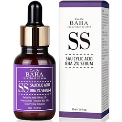 [COS DE BAHA] Сыворотка для лица для проблемной кожи САЛИЦИЛОВАЯ КИСЛОТА SS Cos De Baha Salicylic Acid BHA 2% Serum, 30 мл