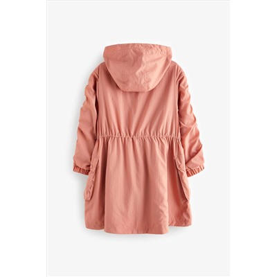 Clay Shower Resistant Rouched Sleeve Cagoule (3-16yrs)