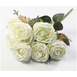 Букет роз Помпонелла" молочный 7 цветков
