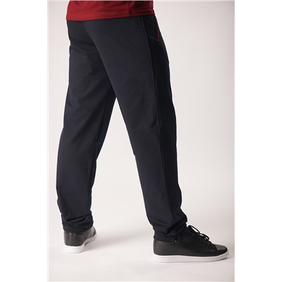 Спортивные брюки М-1222: Тёмно-синий / Бордо
