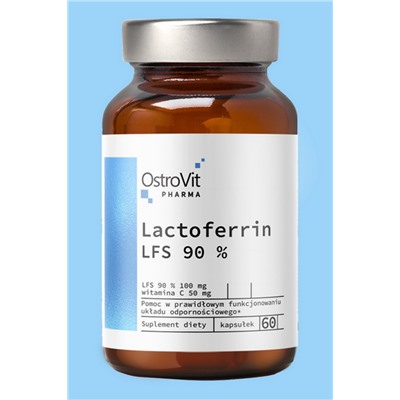 OstroVit Pharma Lactoferrin LFS 90% 60 caps - ЛАКТОФЕРРИН