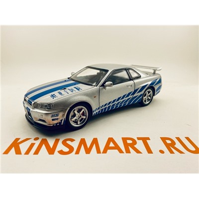 Nissan skyline 1:24Без ИНД упаковки(размер8*21см)арт:SKYLINE