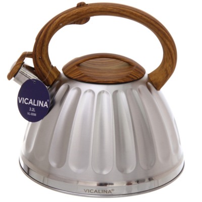 Чайник из нержавеющей стали 3,2л "Vicalina" глянцевый VL-0056