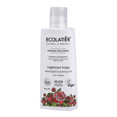 ECOLATIER / WILD ROSE / Гидролат для лица 150 мл