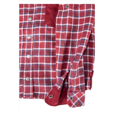 Красная клетчатая рубашка для мальчика TYCb0628ccc960c5343d3804