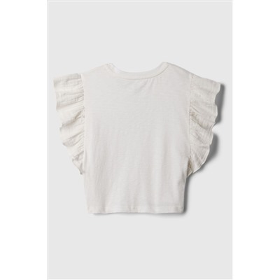 Gap Crinkle Flutter Sleeve Top (6mths-5yrs)