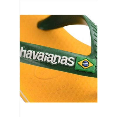 Havaianas Baby Yellow Brasil Logo II Sandals