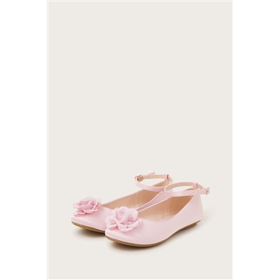 Monsoon Pink Anise Rose Ballerina Flats