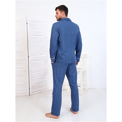 Пижама мужская 9-194е (темно-синий)