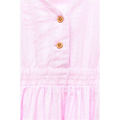 Nicole Miller Pink Jacquard Cotton Dress