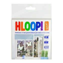 Приманка декоративная HLOOP! 4 наклейки (офис) в пакете