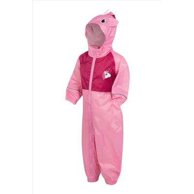 Regatta Pink Charco Waterproof Puddlesuit