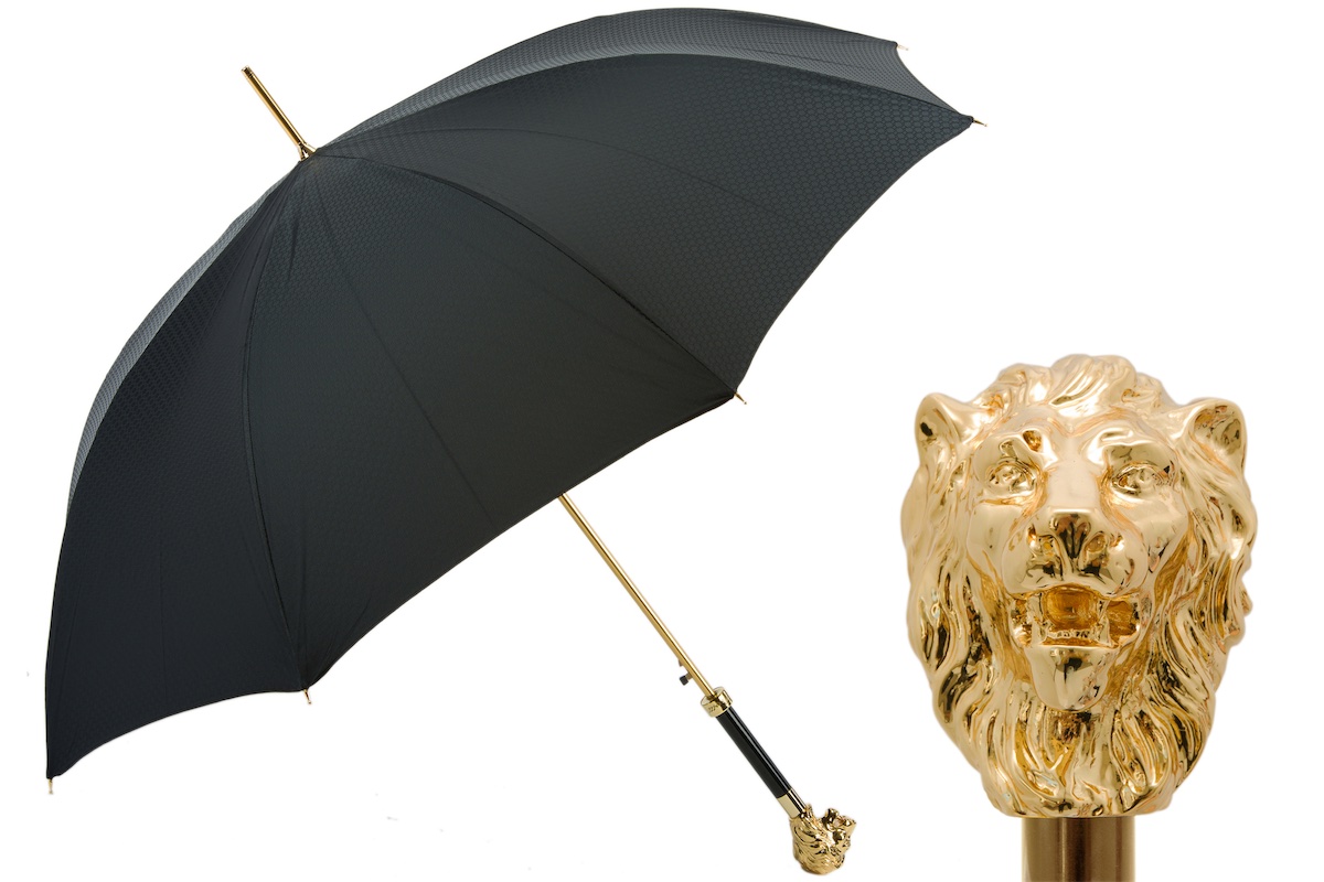 Значит зонтик. Зонт трость Pasotti. Зонт Pasotti мужской. Золотой зонт Pasotti. Мужские зонты трости Pasotti со львом.
