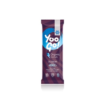 Calcium-батончик Кокос - Yoo Gо 50 г