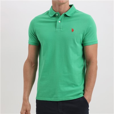 Polo Spec - 100% algodón - manga corta - logo - verde