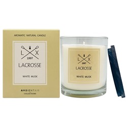 Свеча ароматическая Lacrosse, White Musk, 60 ч