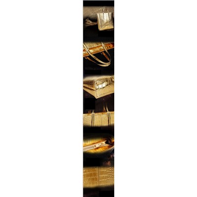 Набор сумок из 3 предметов, арт А55, цвет:золото ОЦ