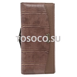 341-1015-3 brown кошелек Fani натуральная кожа 10x20x2