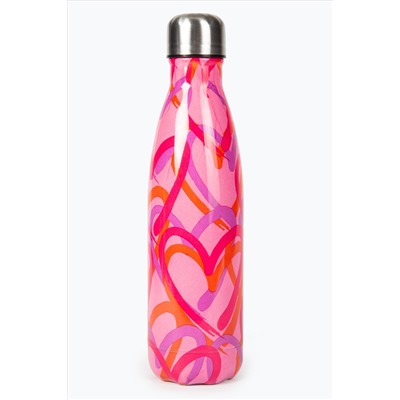 Hype. Girls Multi Spray Hearts Water Pink Bottle