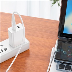 Кабель USB - TypeC BOROFONE BX105 (белый) 1м